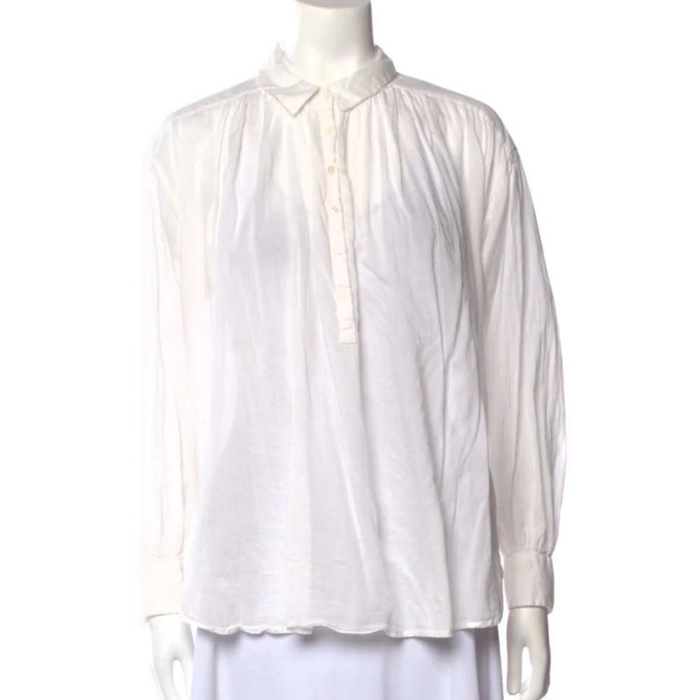 Nili Lotan - white long sleeve blouse 🤍